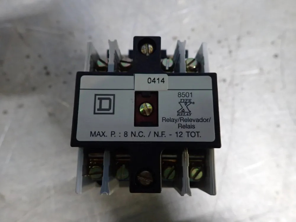 SQUARE D AC CONTROL RELAY 8501X040