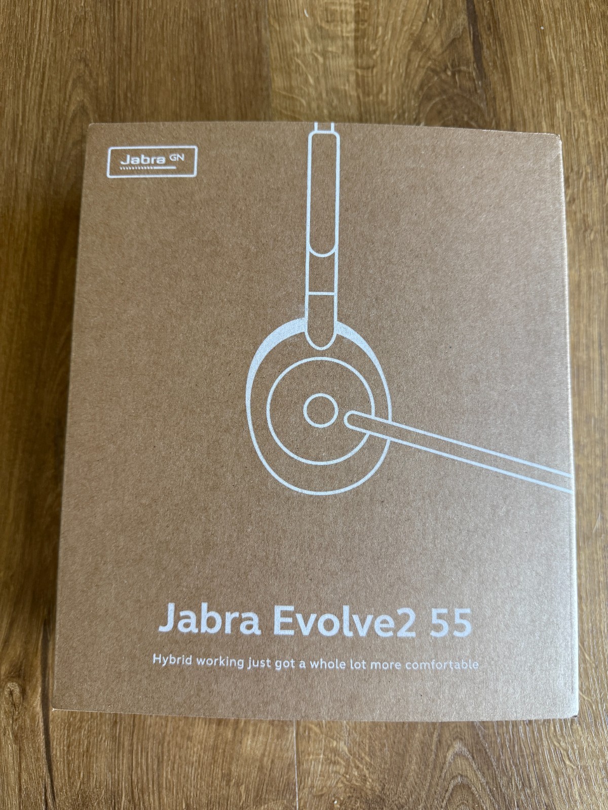 Jabra Evolve2 55 Bluetooth Headset Black, Active Noise Cancellation NEW Open Box