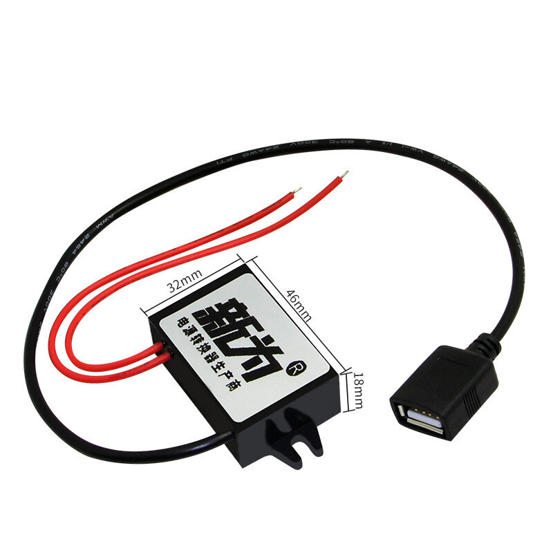 USB power converter, input without positive and negative AC-DC 24V to 5V 3A 15W