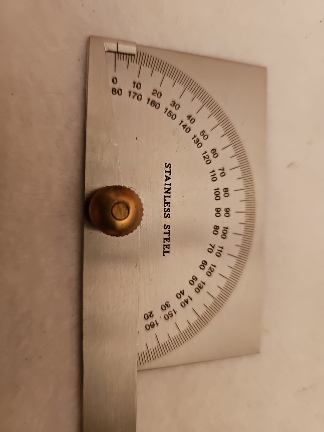 Stainless Steel Protractor Tool