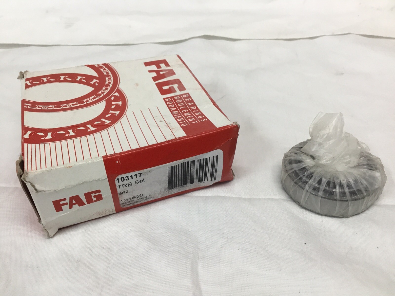 Wheel Bearing FAG 103117 Cup Cone Set Race LM11910, U0630, Cone KLM11949, 0358