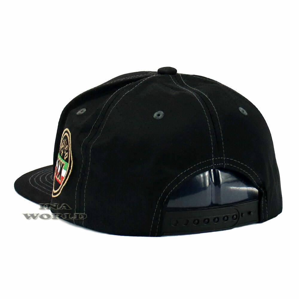 MEXICO Hat Flag Eagle Federal Logo Snapback Mesh Flat Bill Baseball Cap- Black