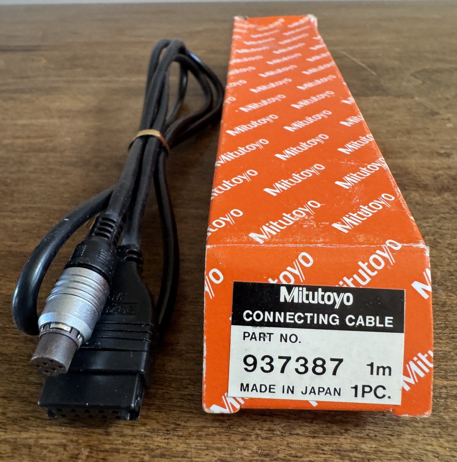 MITUTOYO 937387 CONNECTING CABLE 6-PIN ROUND FEMALE TO 10-PIN FEMALE NEW