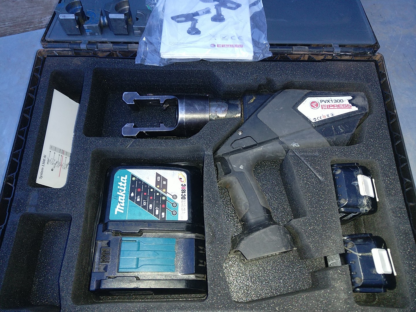 Elpress PVX1300 electric hydraulic crimping tool system PVX 1300
