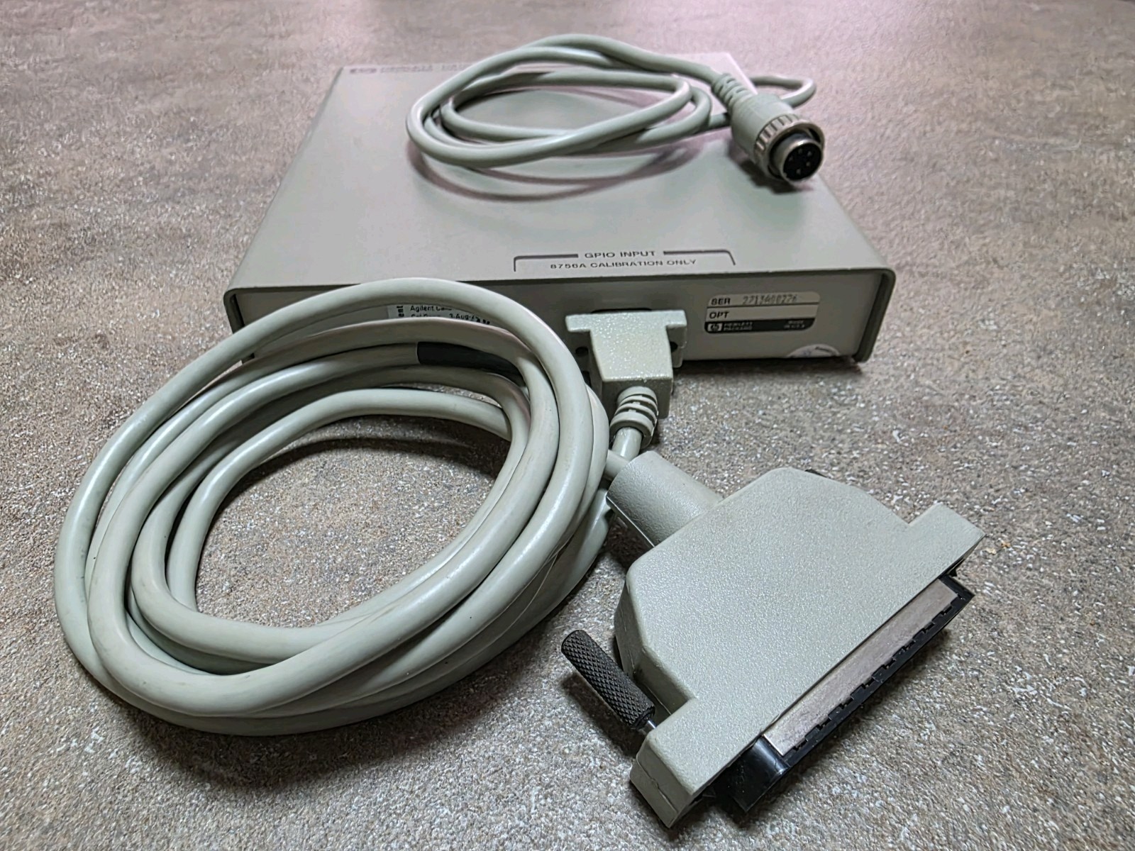 HP, Agilent Keysight 11613B Calibrator for Scalar Network Analyzer + GPIO cable