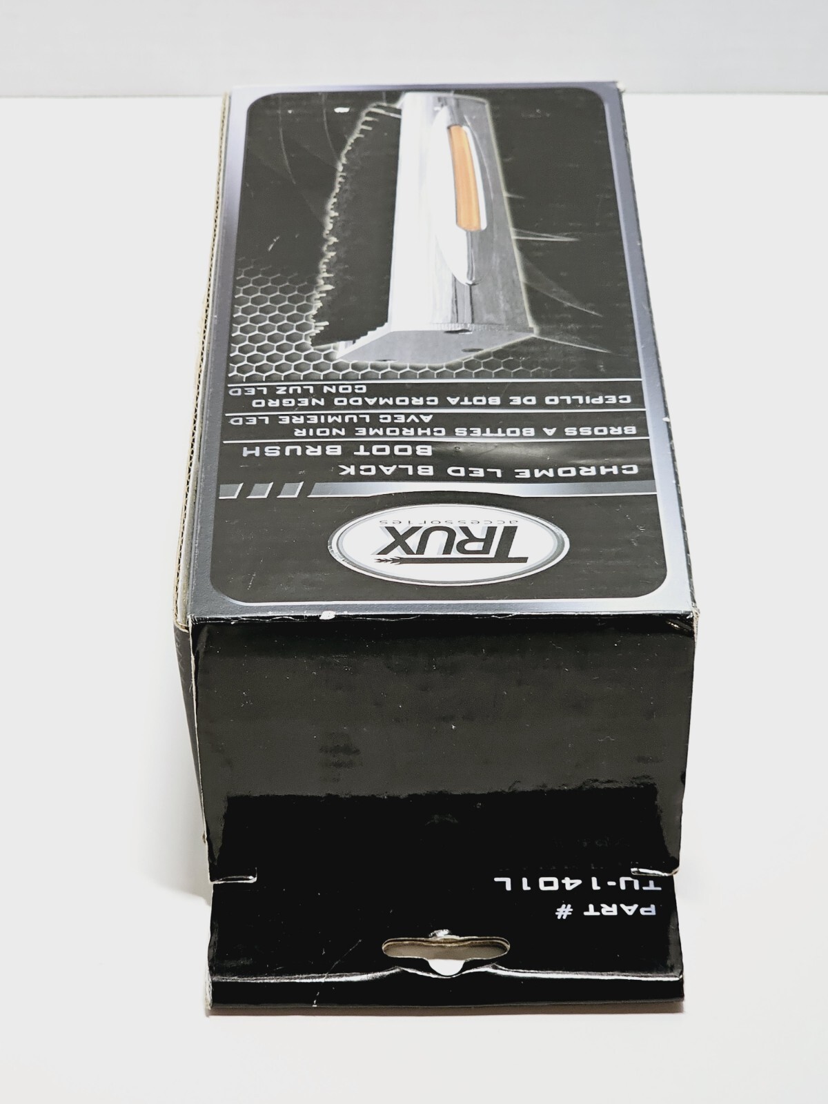 Trux Chrome LED Black Boot Brush TU-140IL