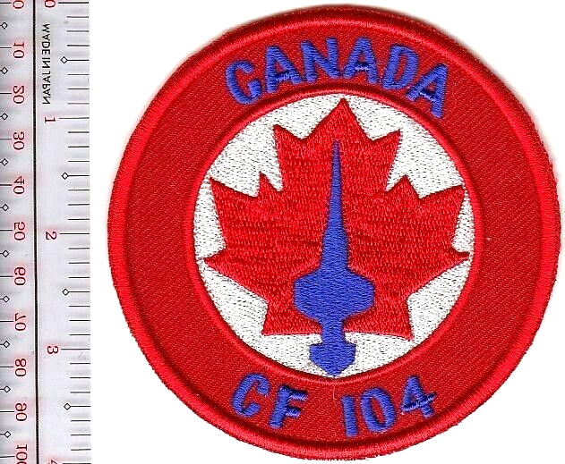 Aerobatic Canada Royal Canadian Air Force Germany CF-104 Starfighte 82 NO TARIFF