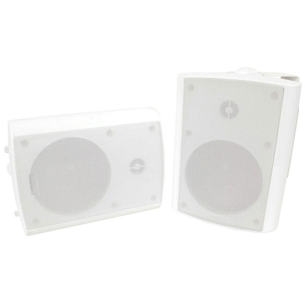 High Quality and Versatile Speaker Box 4In In/Outdoor 8R White Plast Pair