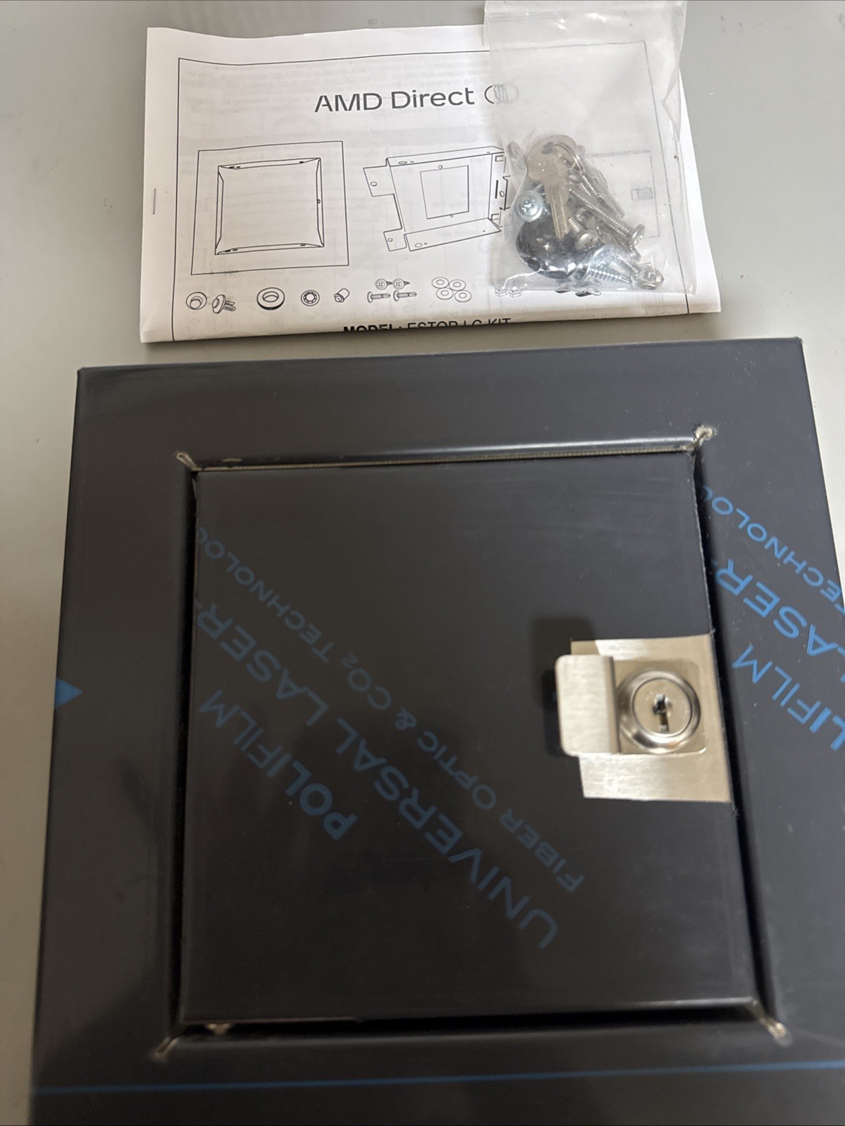 Firegear ESTOP-LC-KIT E-Stop Timer Locking Cabinet Kit Stainless Steel