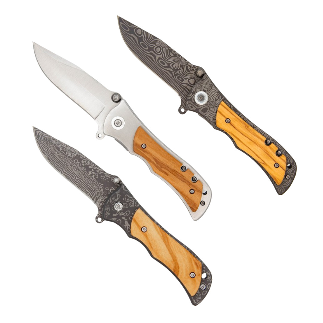 Spring Assisted Tactical Pocket Knife | Heavy Duty Drop Point EDC Folding Knife