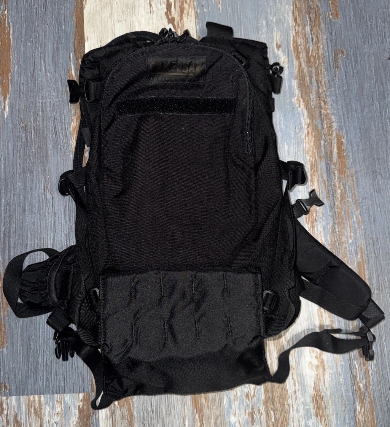 Camelbak Maximum Gear Transformer Black Hydration Backpack, Cover & Bladder 64oz