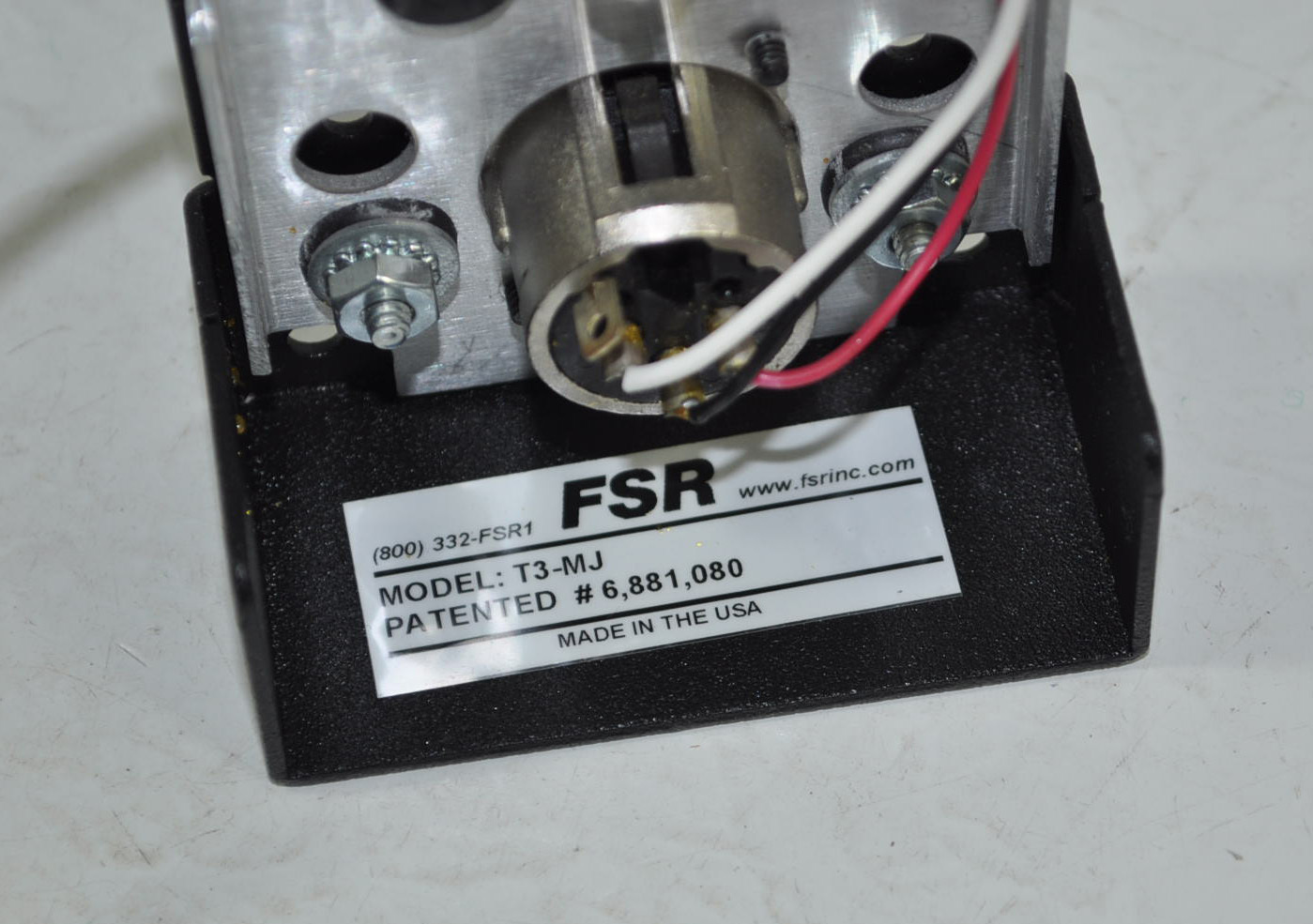 FSR Black Microphone Table Insert/Box Model# T3-MJ