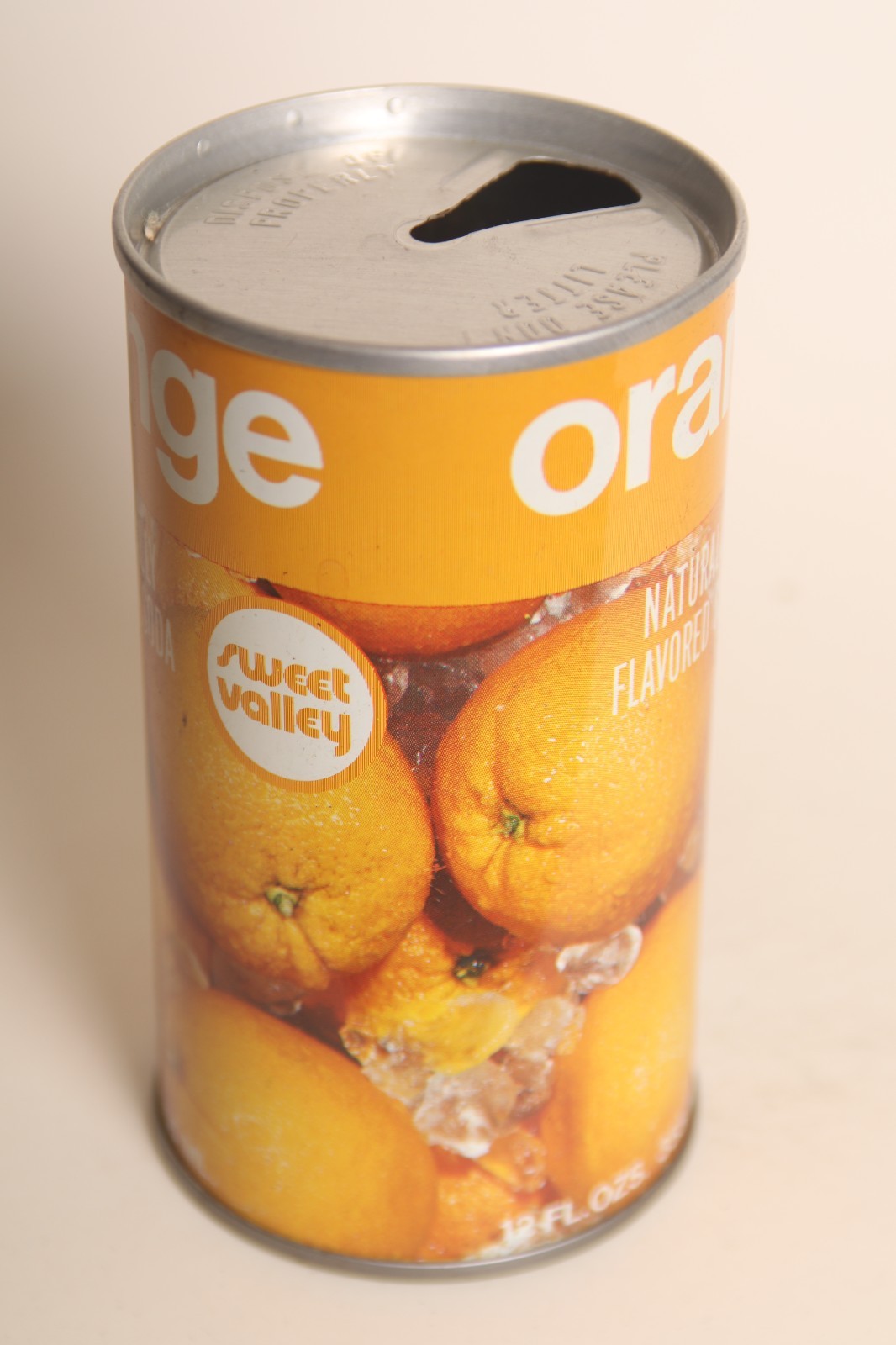 Sweet Valley Orange soda can - 12oz