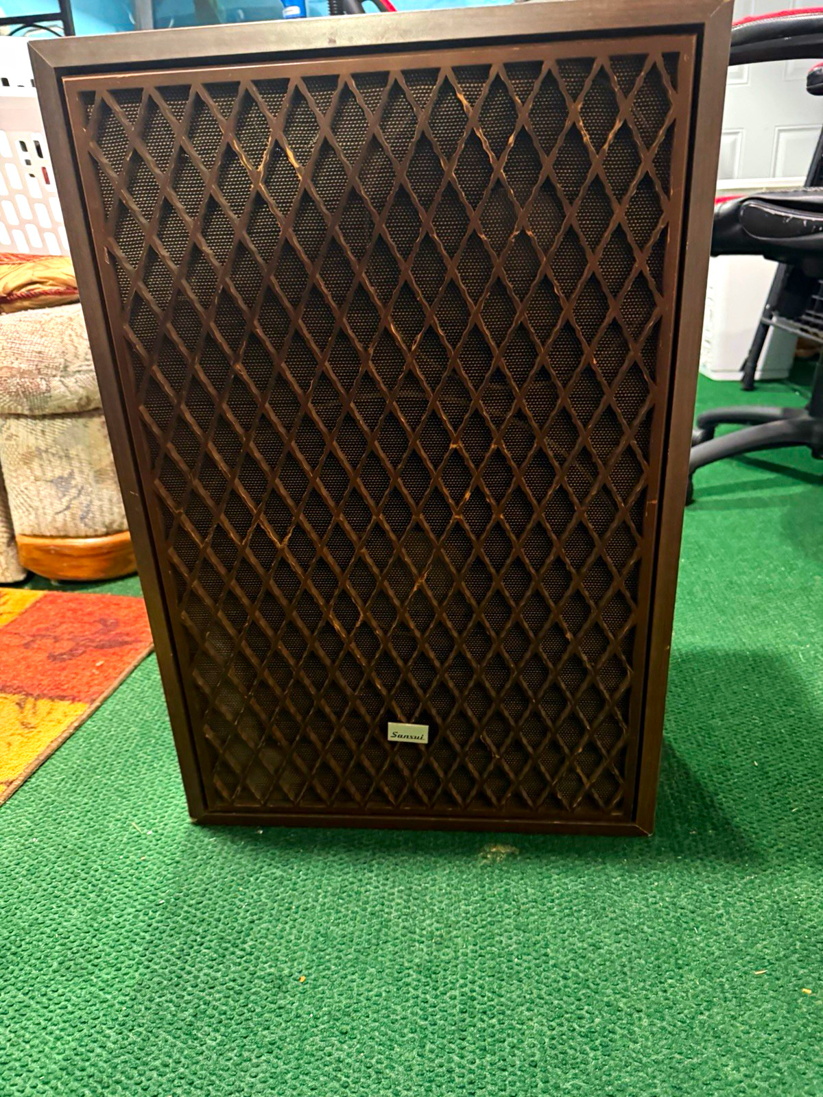 Sansui SP-X9000 Standing Speaker Wired 1.0 120W 8 Ohm Brown Wood