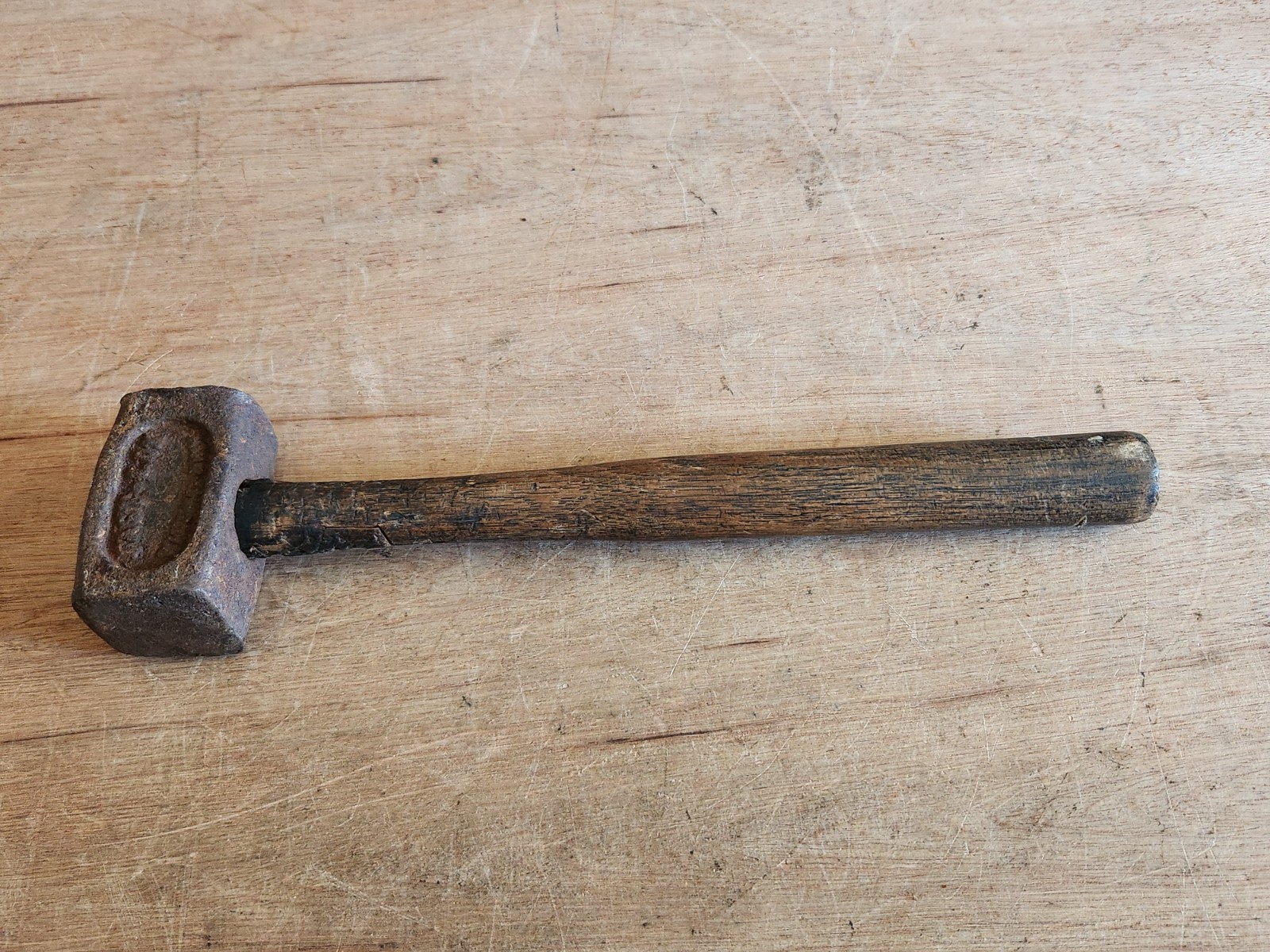 1940s Fast-Lok Blacksmith Forging Sledgehammer Winona Minnesota Vintage Scarce