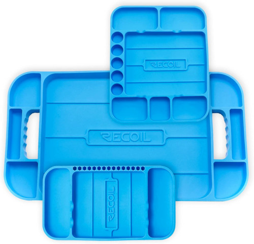 Recoil 3-Piece Nesting Silicone Tool and Hobby Tray Set   STT-K3