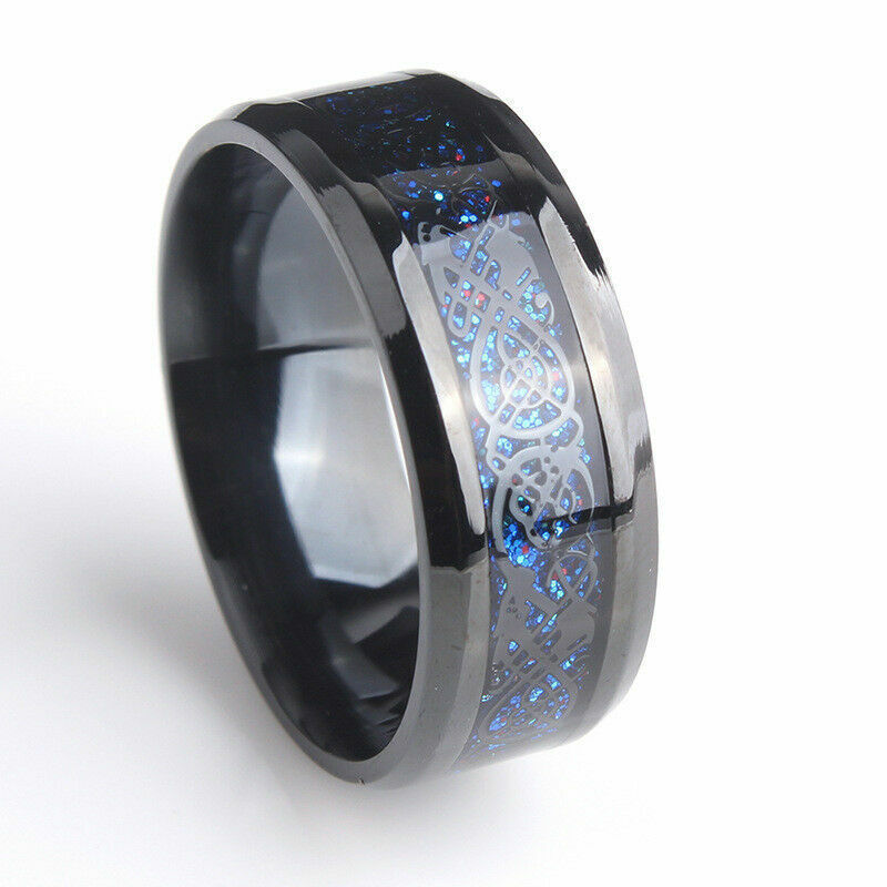 Men Elegant dark New Jewelry Opening Finger Punk Ring Glow the Fashion Women
