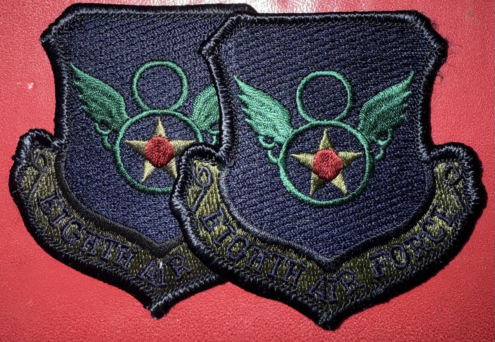 1980s - GWOT Era USAF 8th Air Force Subdued Patch (AM)