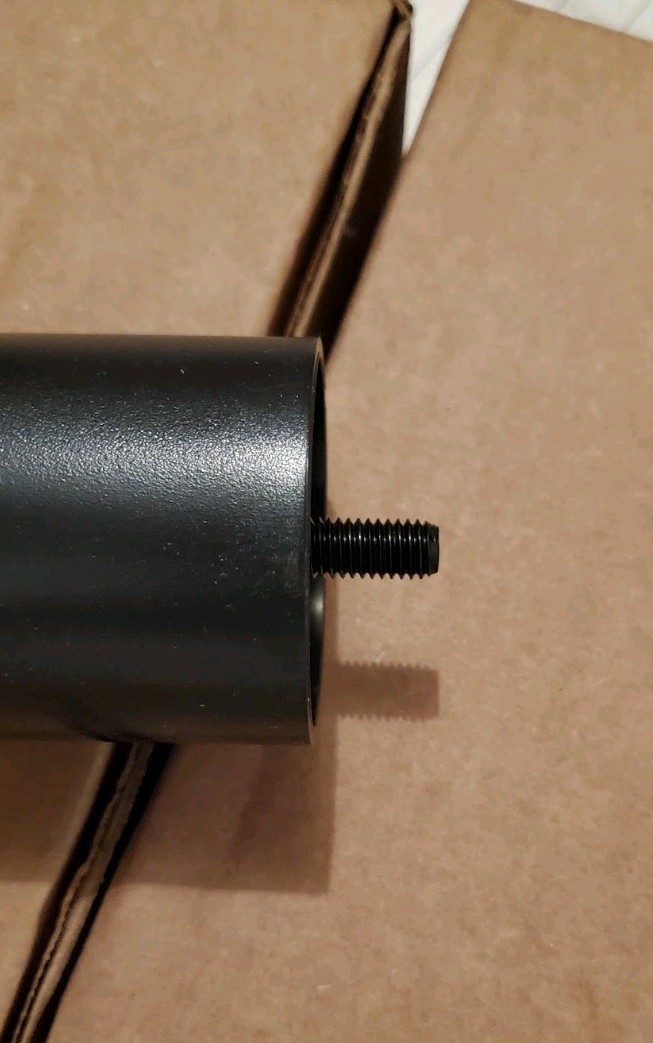Adjustable Bed Leg 9.25 Inches Black Plastic