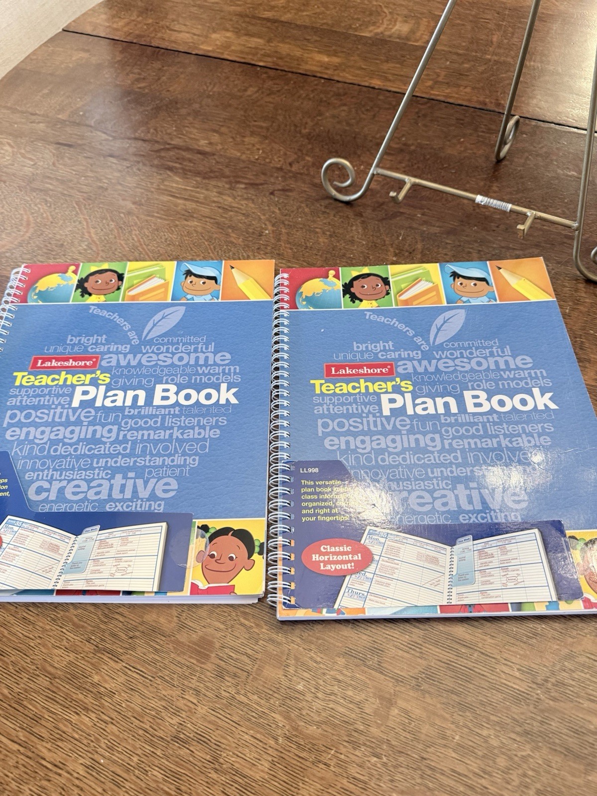 Lakeshore teacher’s Plan book Lot Of 2.    One Brand New And One With 2 Notes