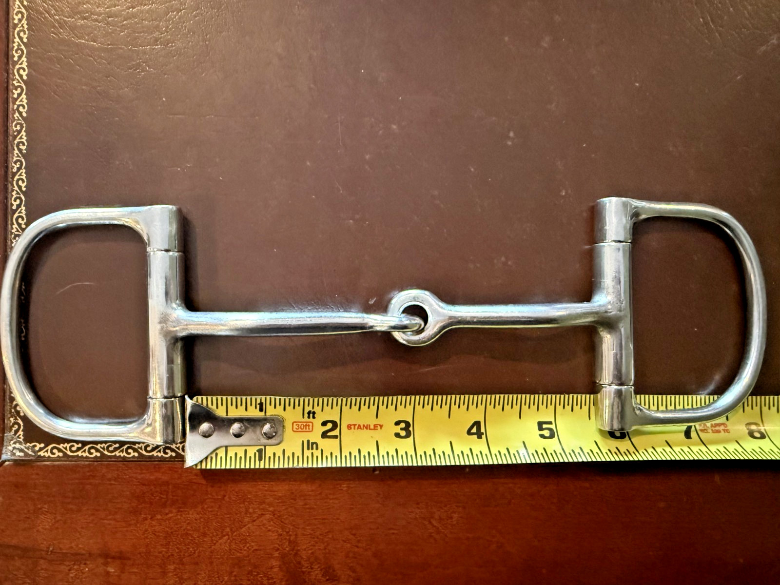 Carlyle Stainless Steel 5.5" Dee Snaffle - Free Shipping - Returns Accepted
