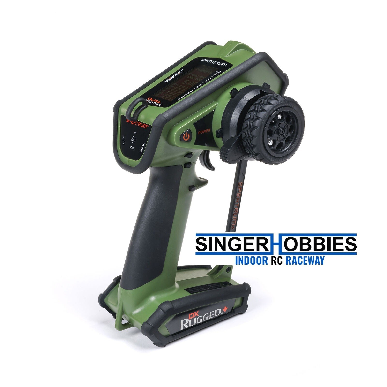 Spektrum SPMR6220G DX Rugged+ Surface Transmitter ONLY - GREEN