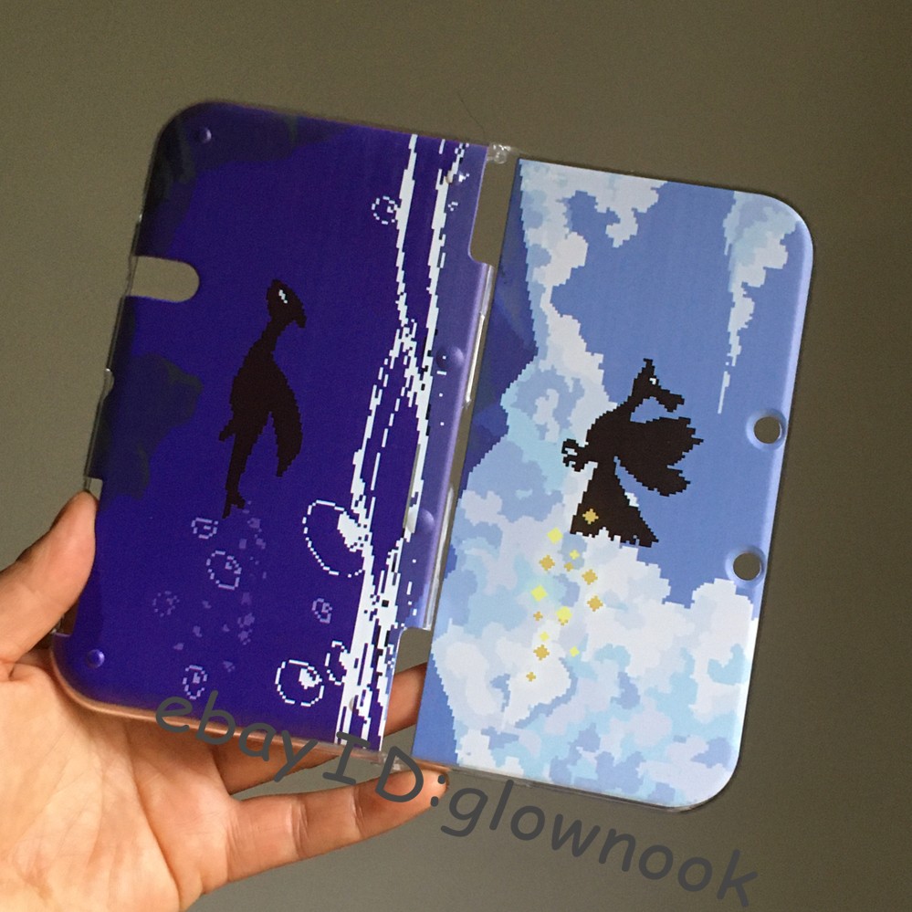 Rare Custom Pixel Art cover Shell for Nintendo series -Handmade DIY Design Case