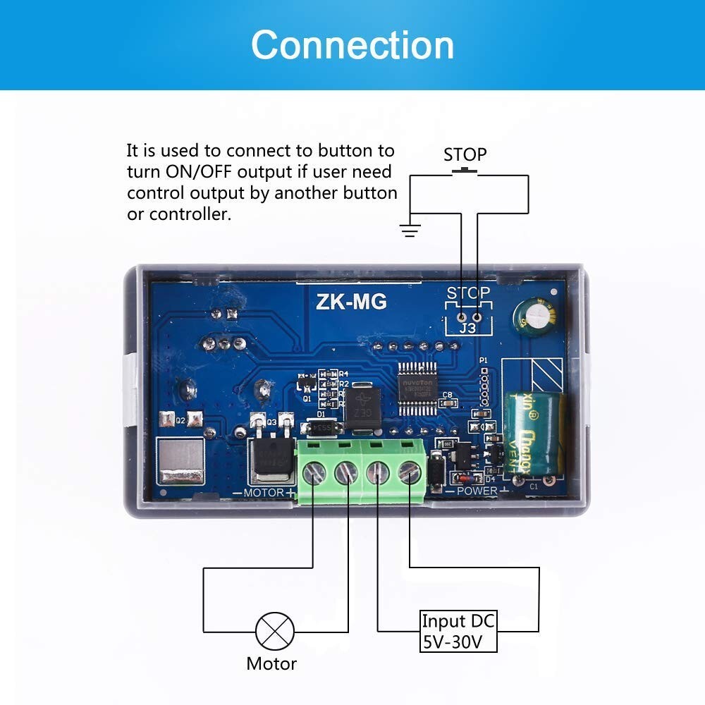 150W DC5V 12V 24V PWM Motor Speed Controller Adjustable Speed Regulator Module