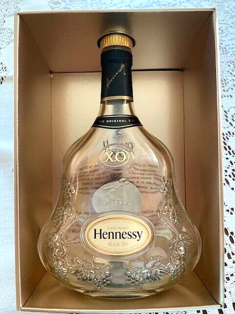 Hennessey XO Extra Old Cognac Empty 750ml Bottle & Box