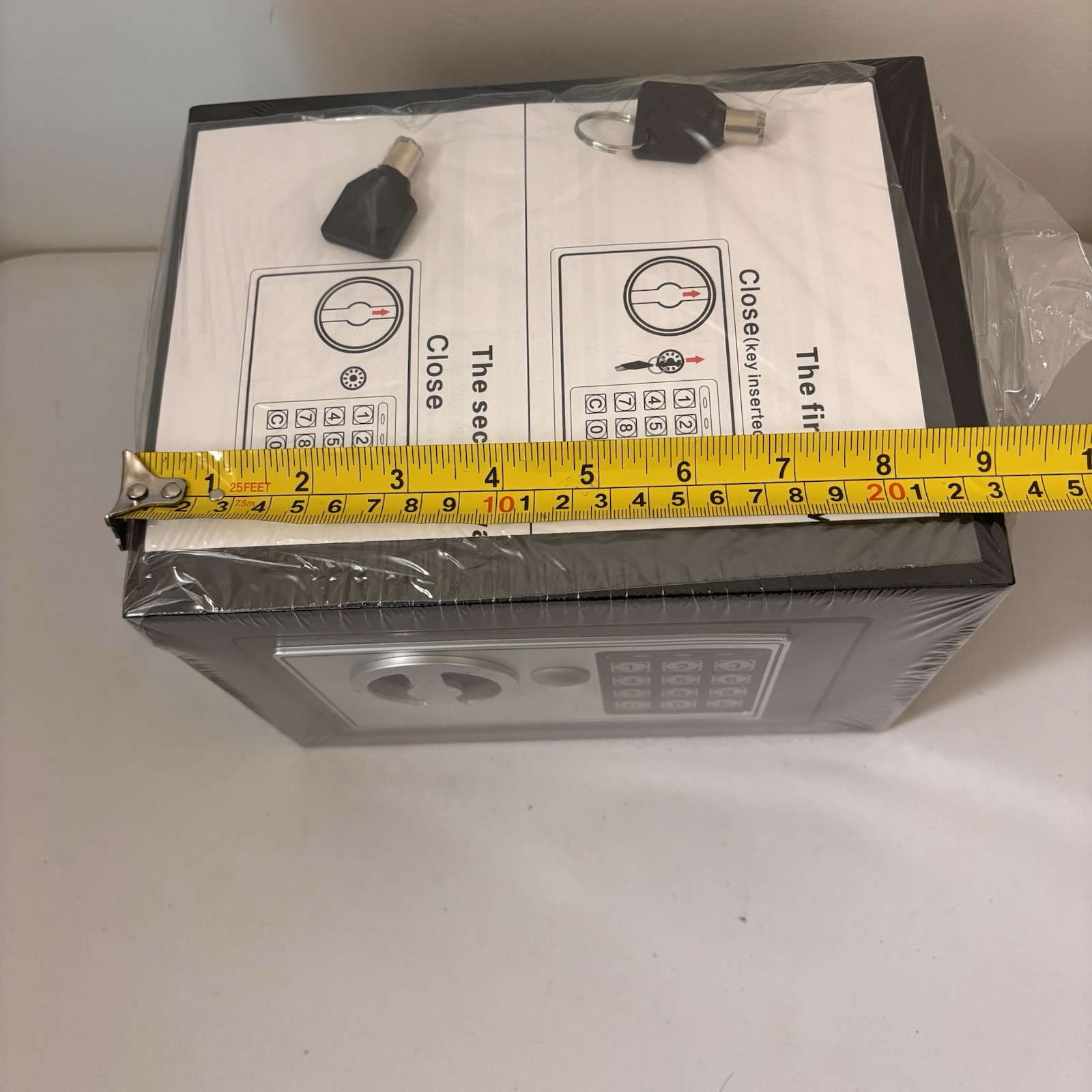 Electronic Safe Box Digital Security Safe Steel Keypad And Keys