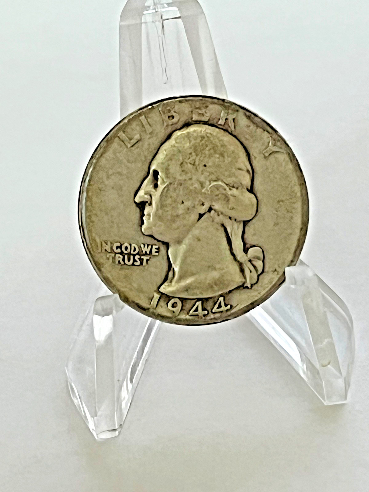 1944  Washington Silver Quarter 25c Circulated # TA113