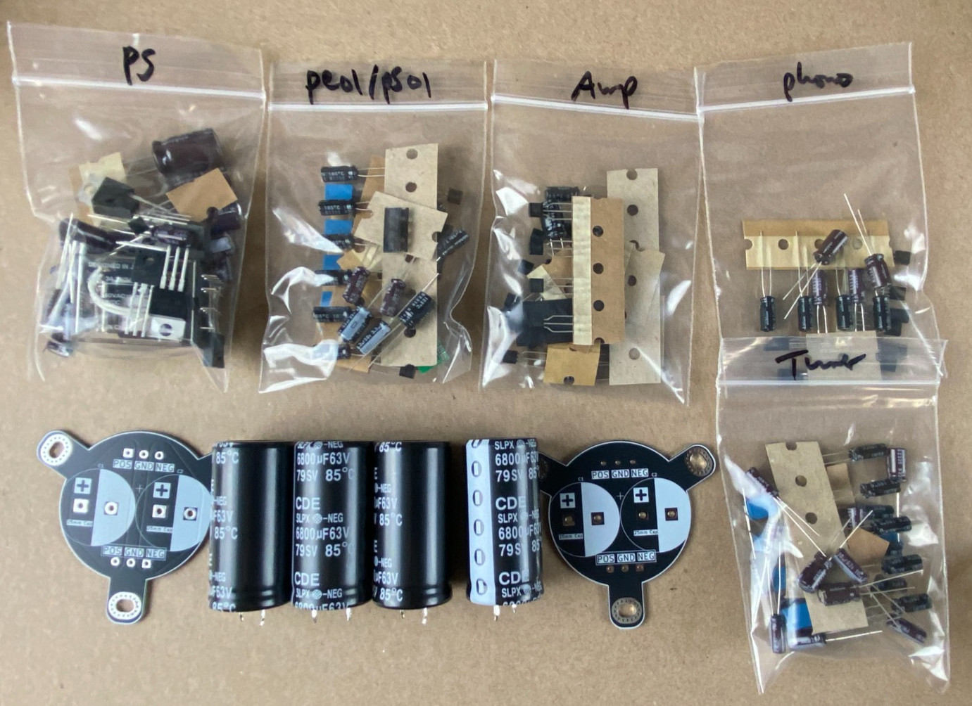 Marantz 2285B Complete Rebuild Kit High-Quality Receiver Recap Caps Transistors