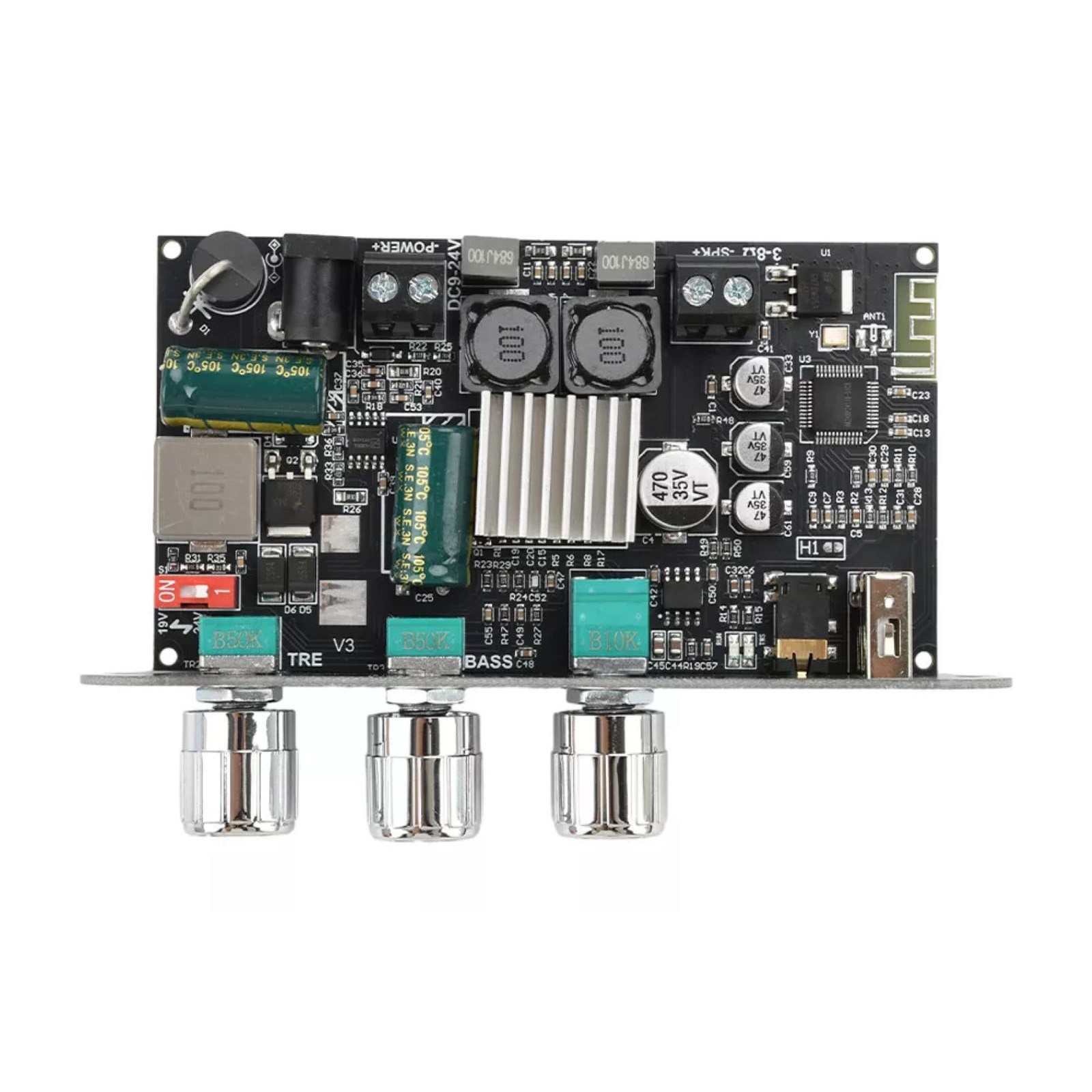 ZK-1001U Audio Power Amplifier Board Support Powerful Pair of Boxes Function