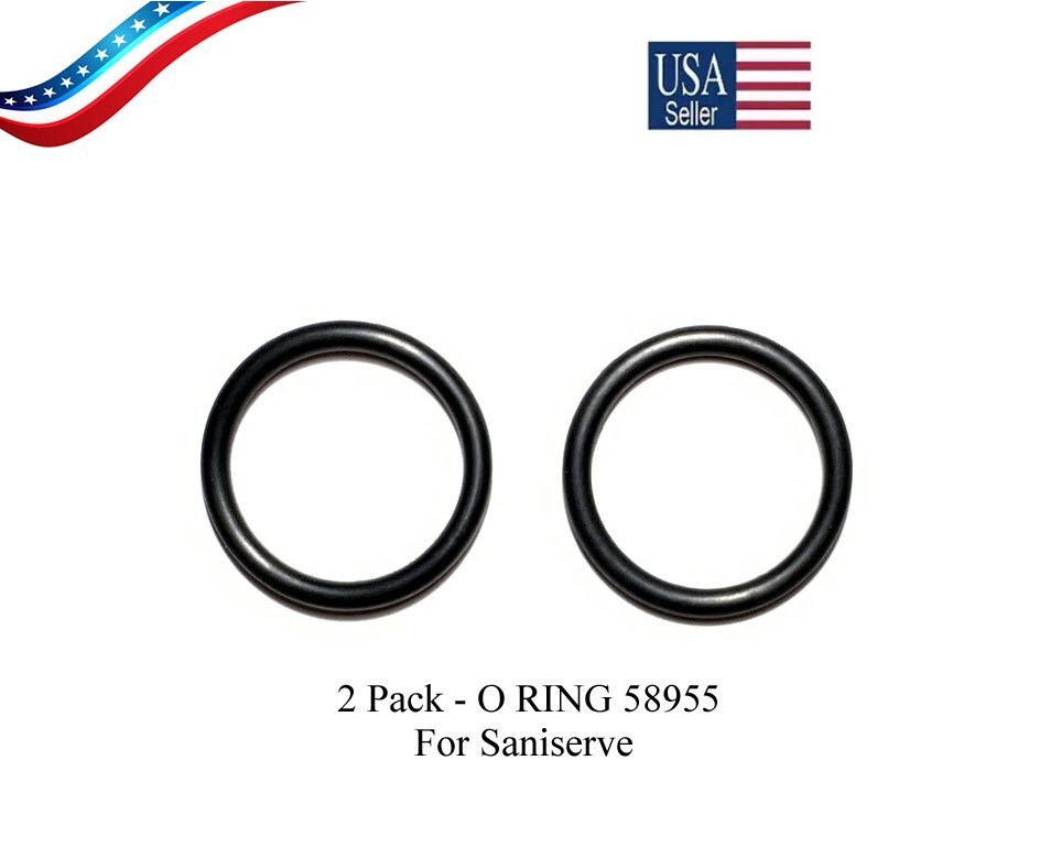 2 Pack - 58955  O-Ring for Saniserve Spigot Plunger / Food Grade EPDM Material