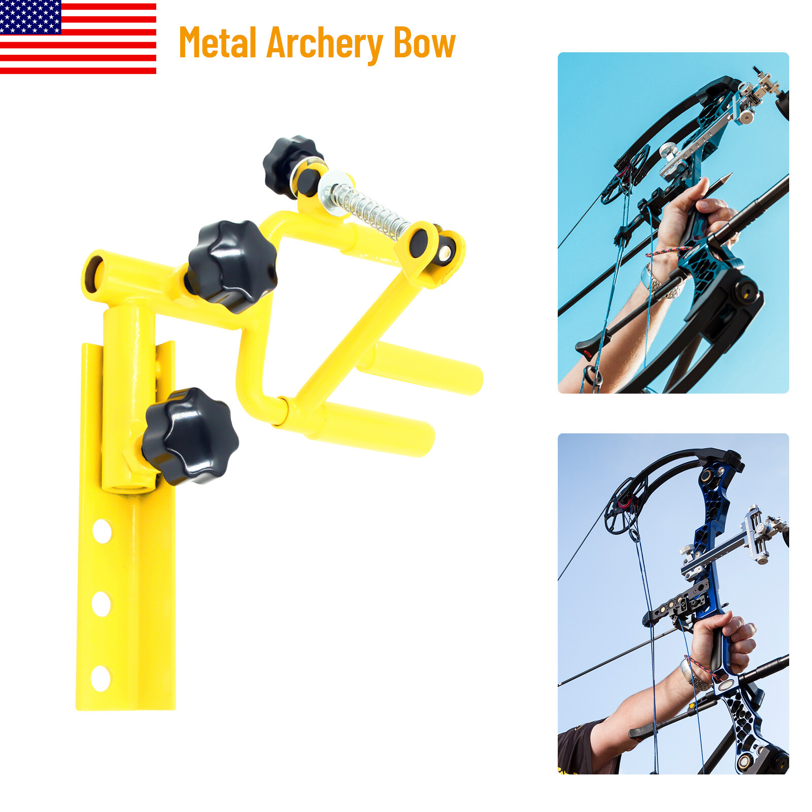 Universal Archery Bow Vise + Bow String Level Combo Tuning for Compound Bow NEW