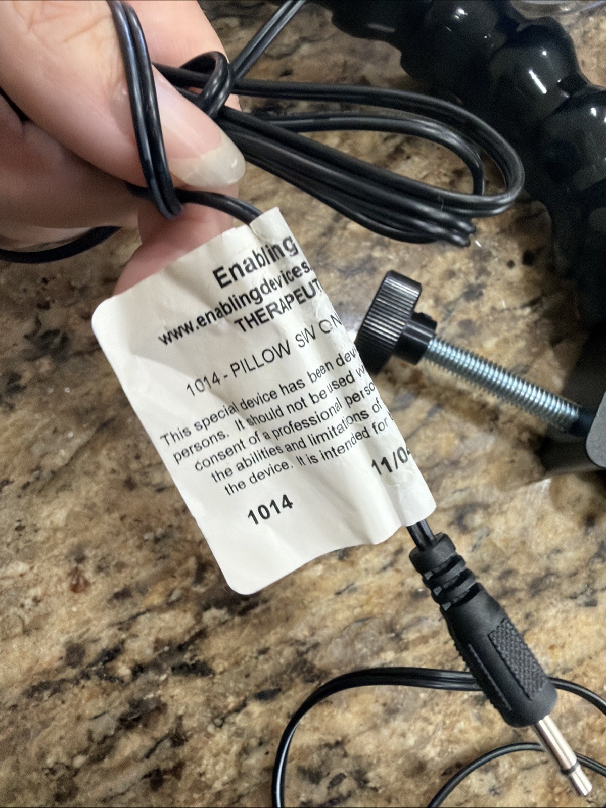 Enabling Devices Pillow x2 Switch With 2 Flex Mounts Assistive Devices
