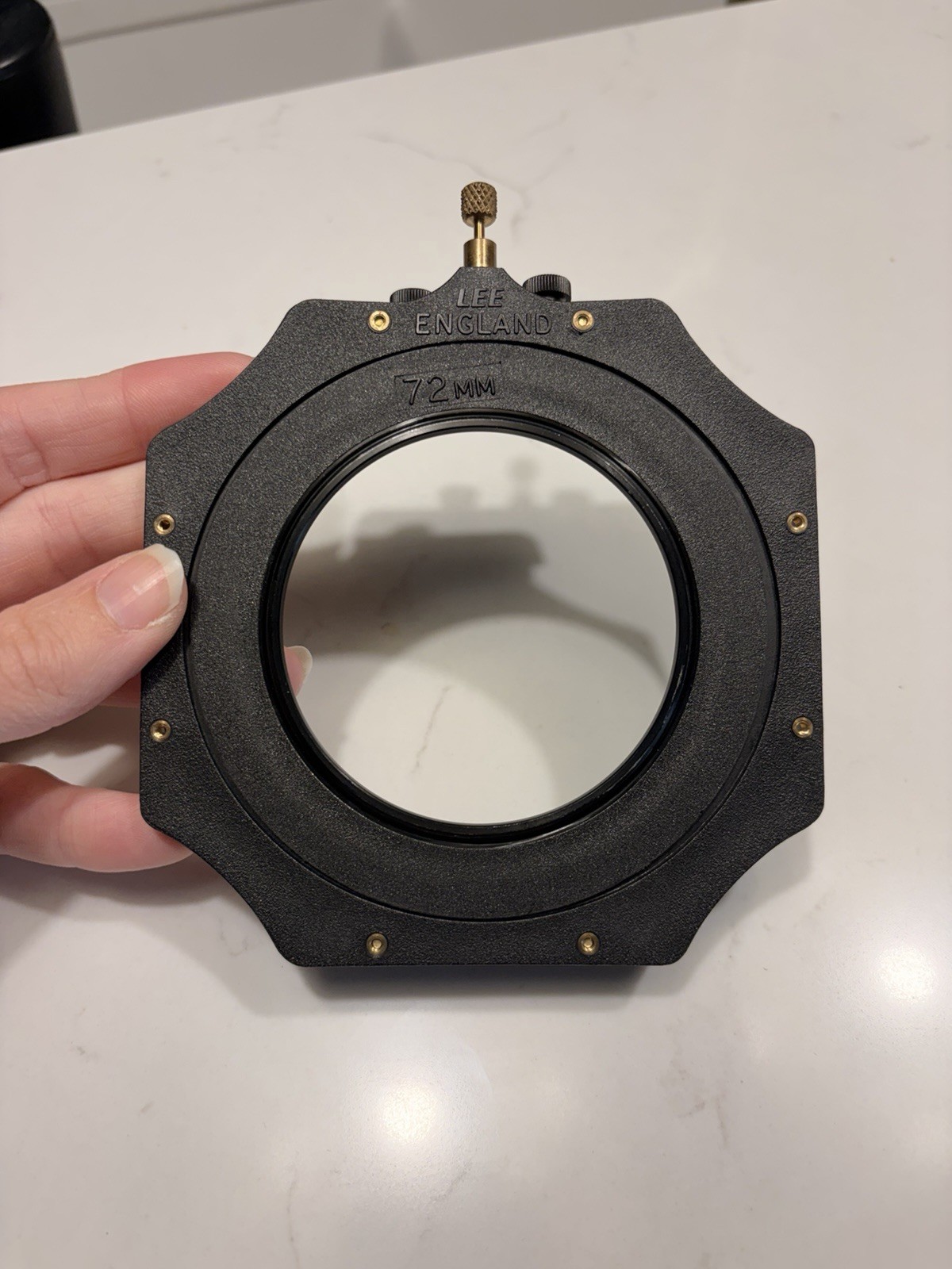 Lee Filter Holder System 72mm Adapter Ring for Lee Filters W/ Case