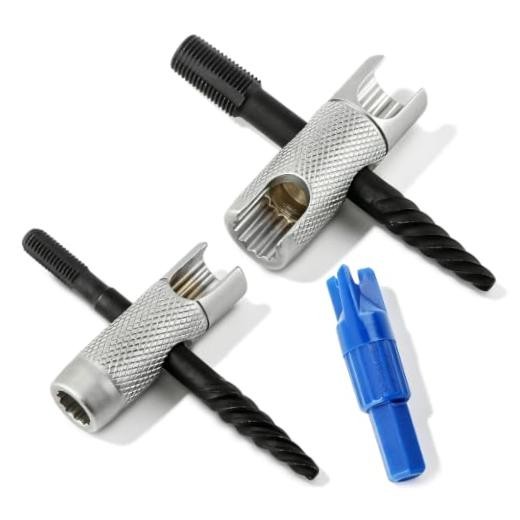 2 Pcs Grease Fitting Tool Set, 4 in 1 Grease Zerk Fitting Tool with Cleaner,