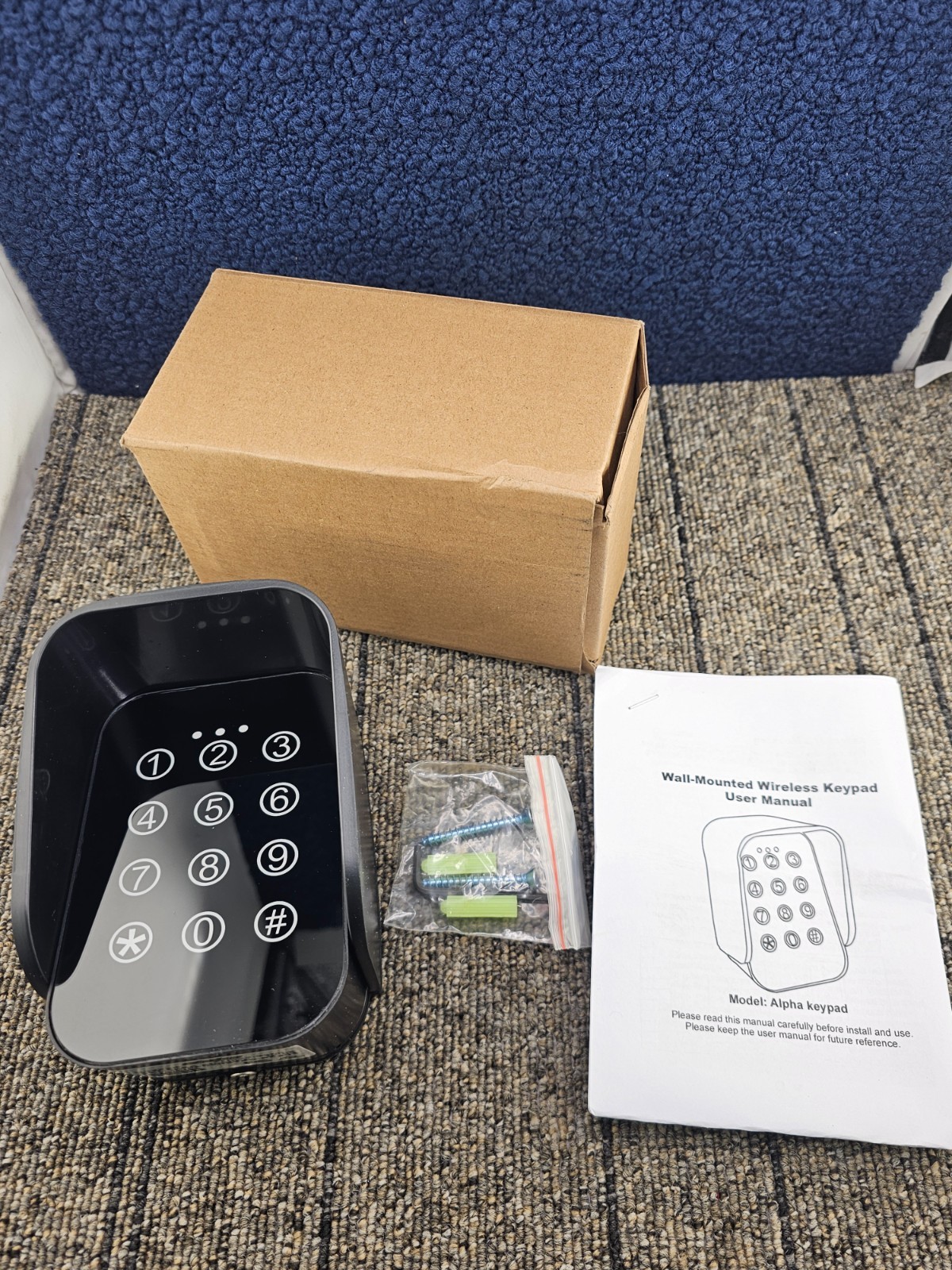 Alpha Keypad: Wireless Mounted Wireless Keypad Fr: 433.92Mhz IP 55