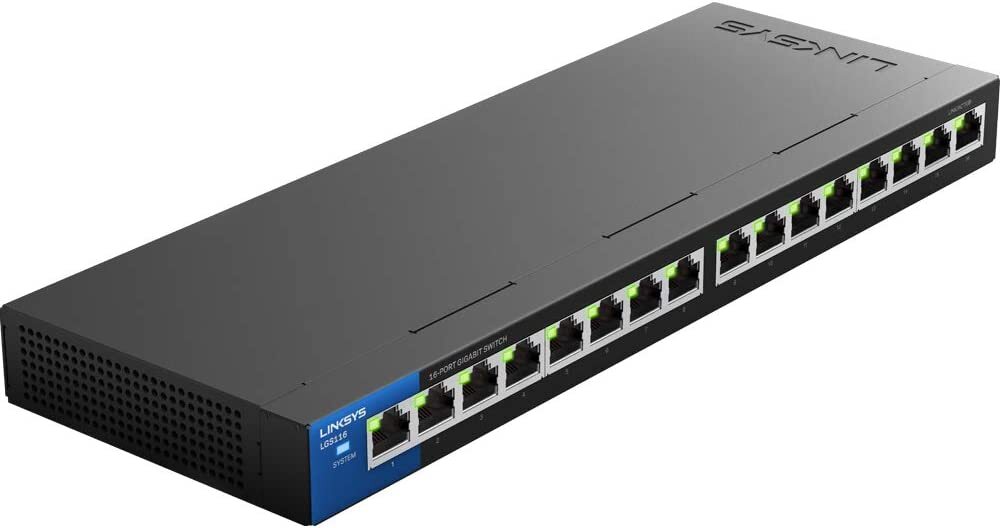 Linksys - LGS116 - 16-Port Business Desktop Gigabit Switch