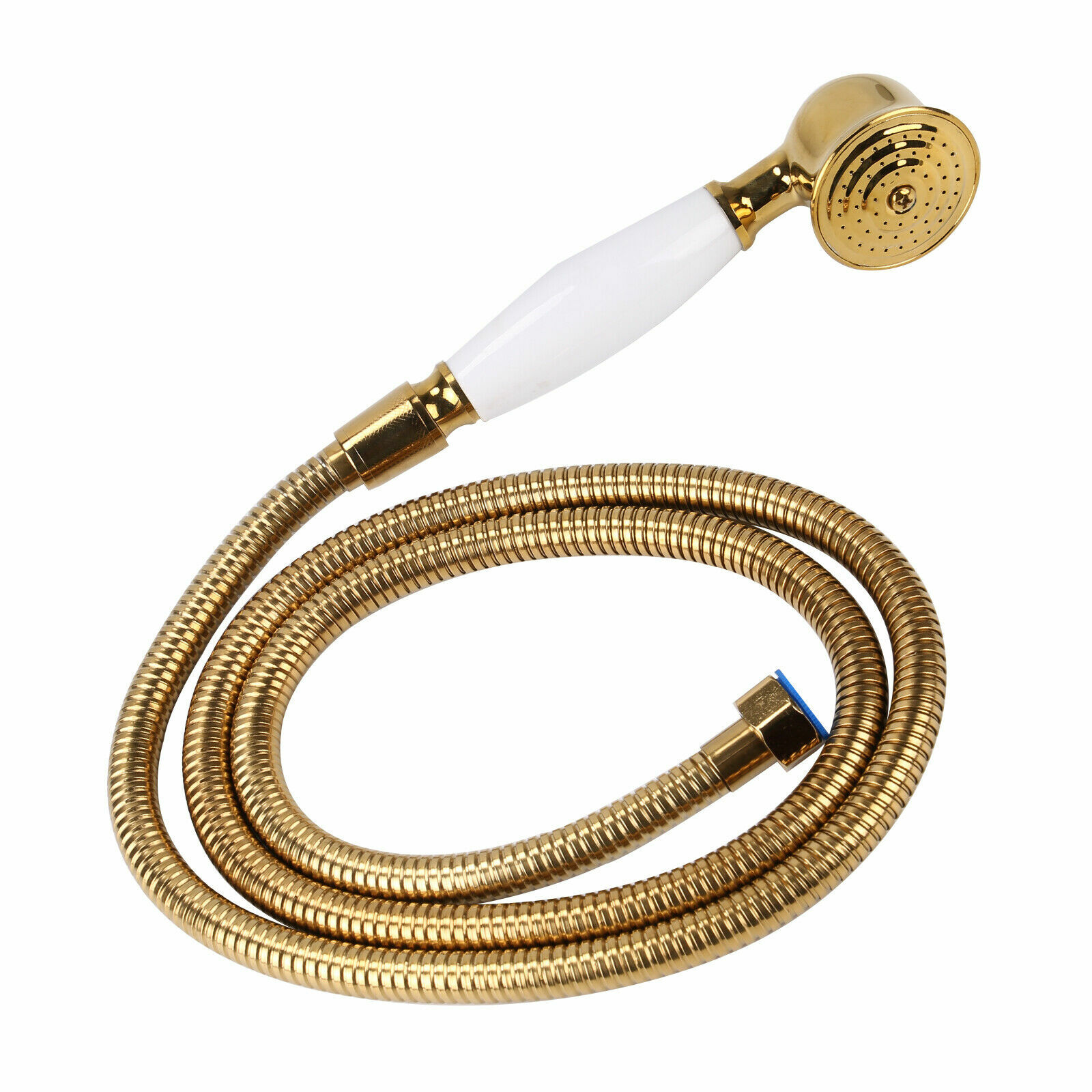Luxury Polished Gold Telephone Handheld Shower Heads With 1.5 Shower Hose Set