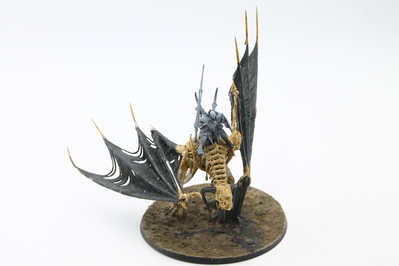 Warhammer AoS Soulblight Gravelords: Prince Vhordrai on Zombie Dragon  (U-B6S2 4