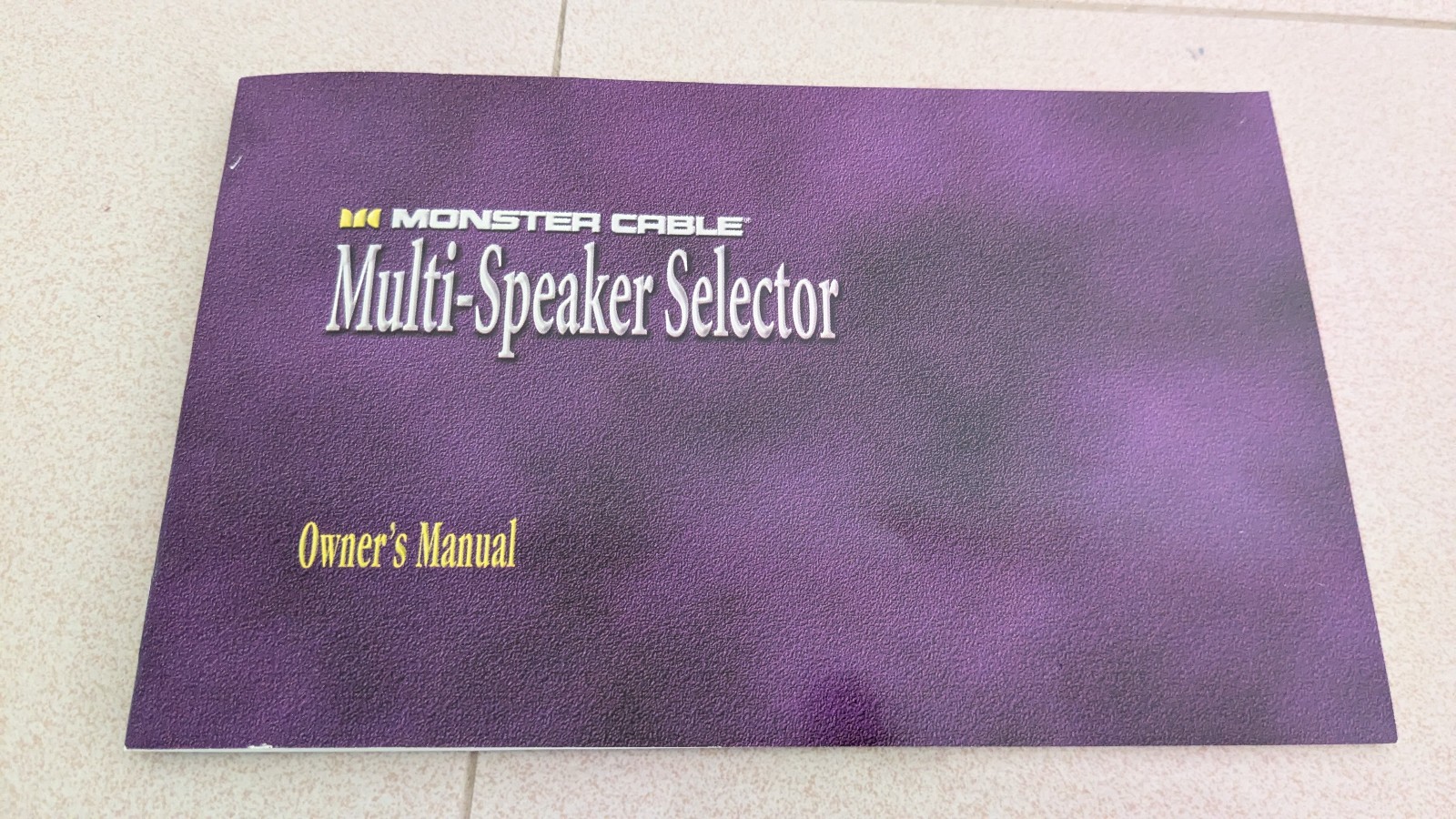 Monster Cable Speaker Selector 4way