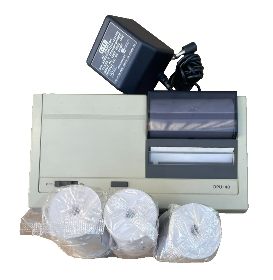 Seiko Instruments Thermal Printer DPU-40 w/ AC Adapter