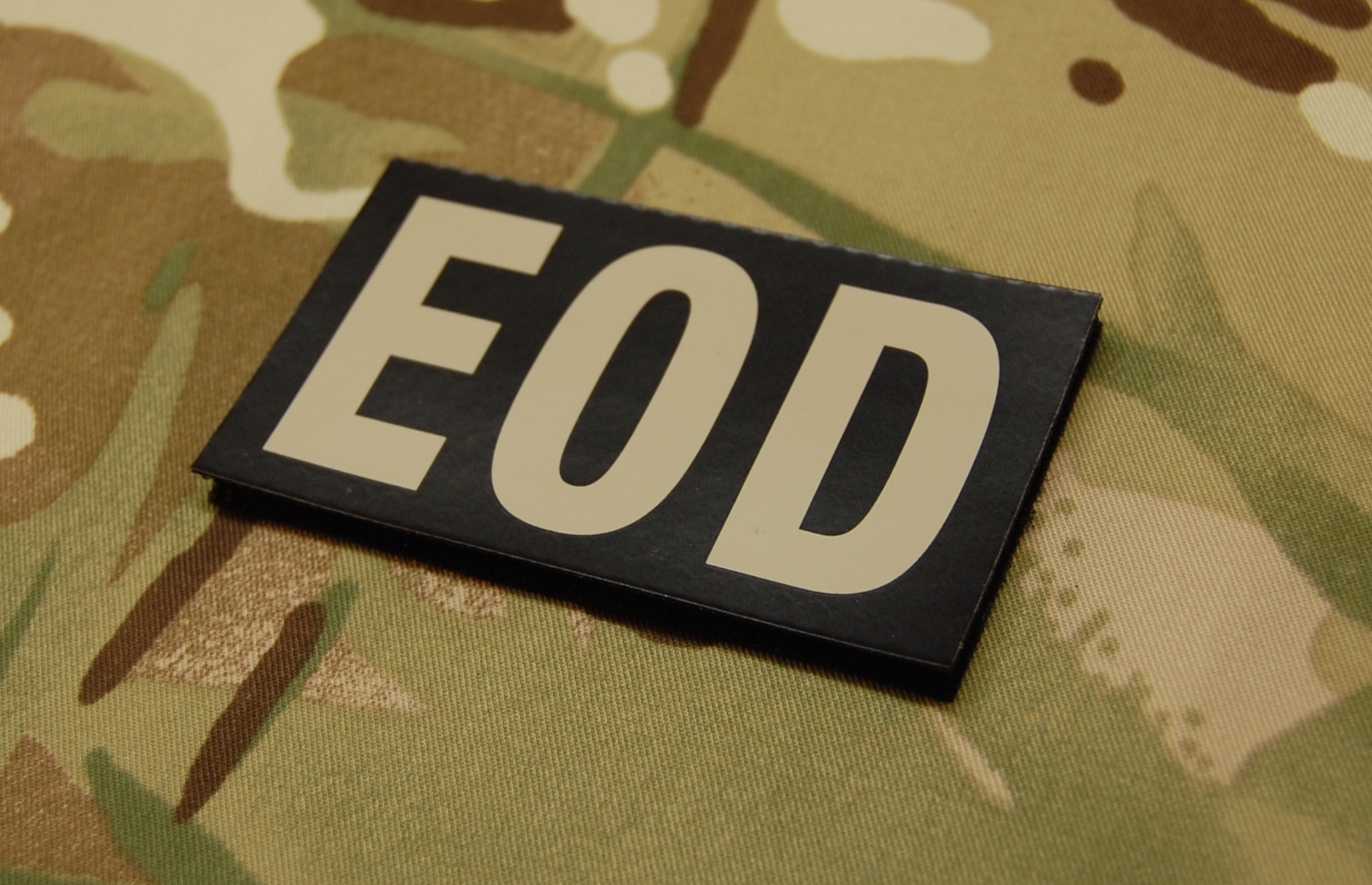 Infrared EOD Brassard Black & Tan Patch Explosive Ordnance Disposal US Army Navy
