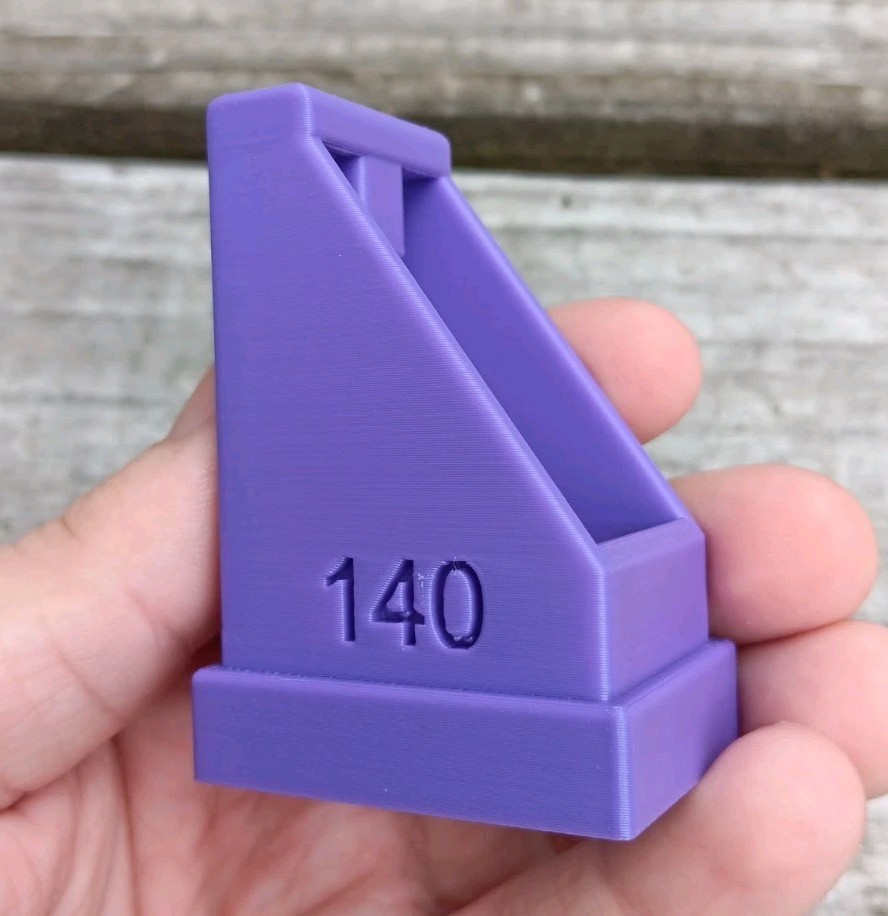 Taurus PT140 G2 Pro .40 S&W .40 Cal Speed Loader / Finger Saver - Purple