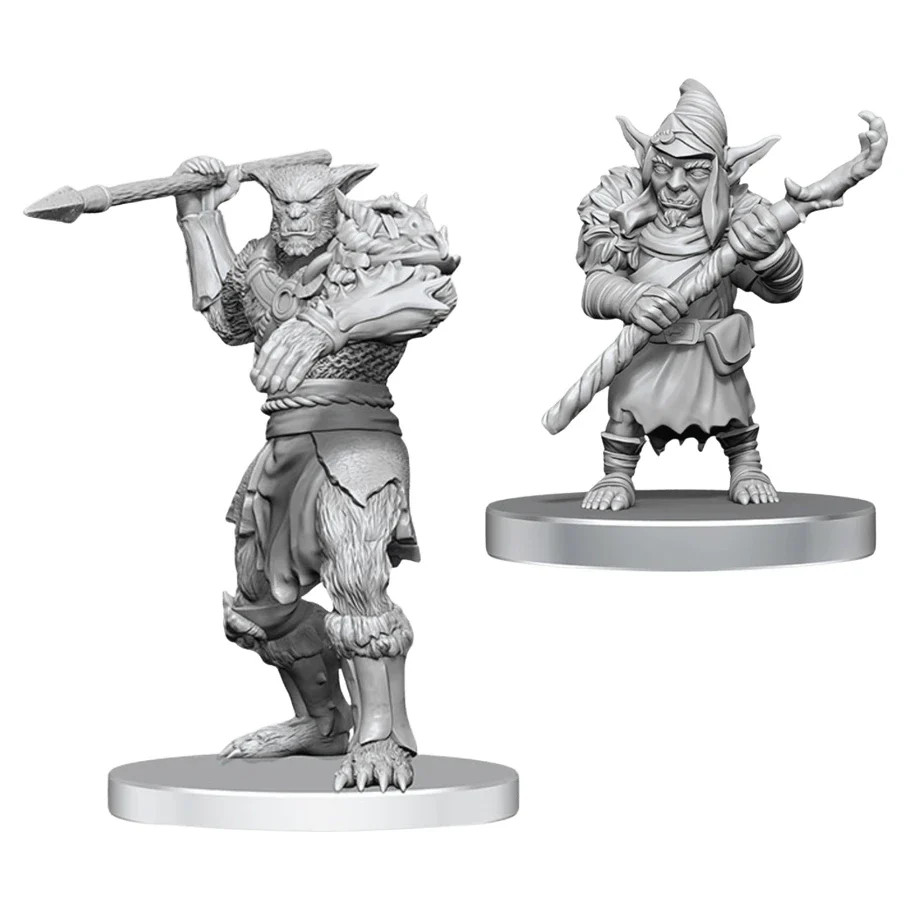 D&D Nolzur's Marvelous Miniatures: Bugbear Stalker & Goblin Hexer
