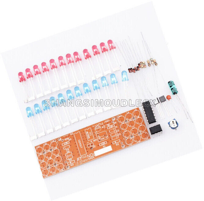 Red & Blue Dual Color Detonation Flashing Light DIY Kit Electronic Suit