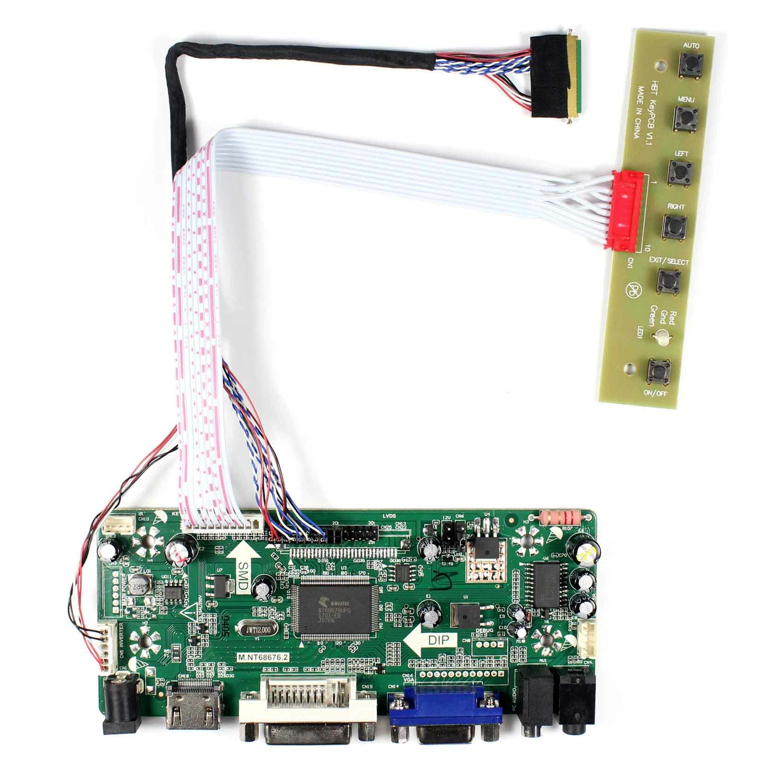 HD DVI VGA Audio LCD Controller Board for 11.6" 1366x768 LTN116AT02 LCD Screen