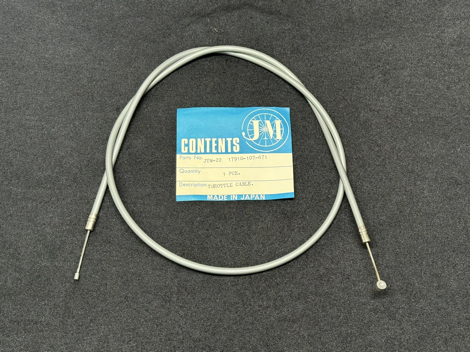 ✅Honda Throttle Cable 17910-107-671 NOS  Z50 CT70 CB100 CL100 CB125 S CL125 🇯🇵